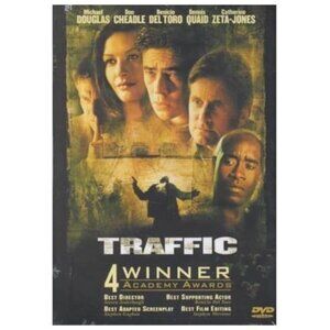 Traffic DVD Movie 2000 Rated R Widescreen USA Films Michael Douglas Don Cheadle